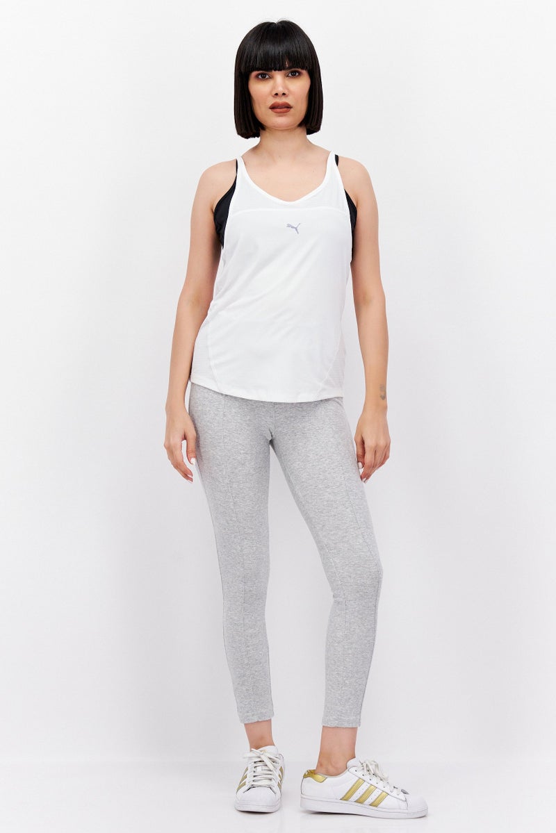 PUMA Women Sportswear Fit Training Sleeveless Tank Top, White - Image 4